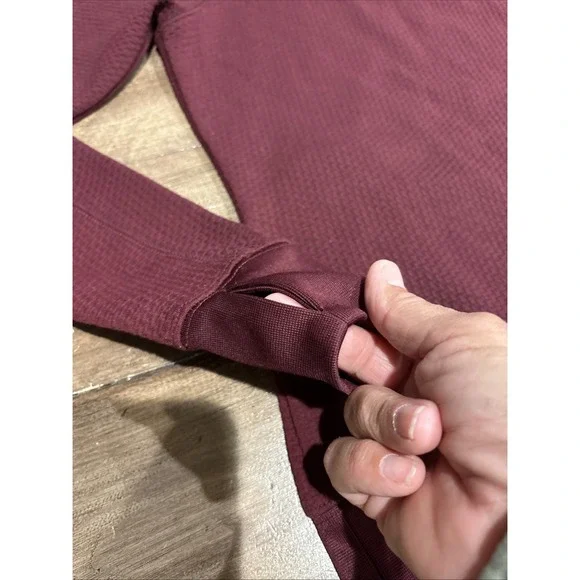 Rank 45 Hoodie Womens Xs BurgundyPockets Hooded Pullover Sweatshirt - Picture 8 of 9